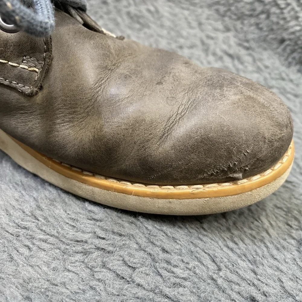 Clarks Boys Grey Zip Up Boots Size 2